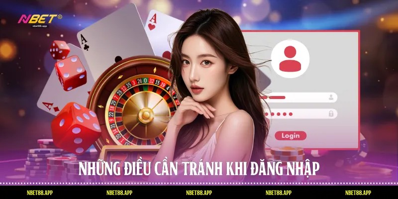 Những điều cần tránh khi đăng nhập